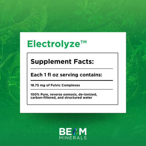 BEAM Minerals Electrolyze™ - Liquid Electrolyte Replenishment