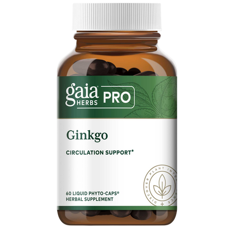 Gaia Herbs - Ginkgo: Circulation Support 60 caps