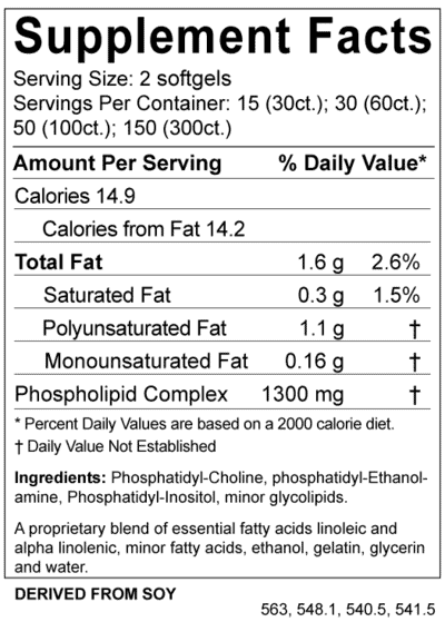 Body Bio - PC Liposomal Phospholipid Complex 300 Softgels