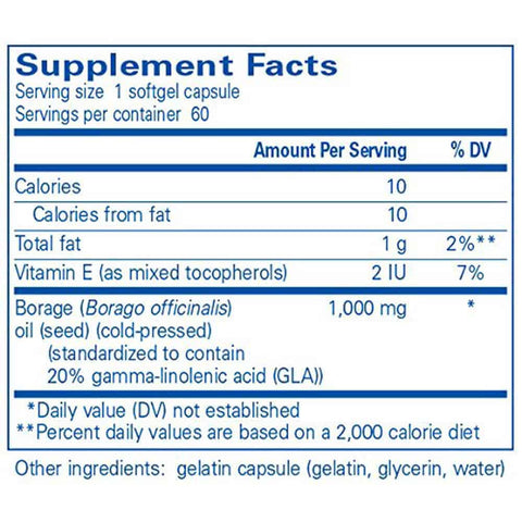 Borage Oil 60 gels