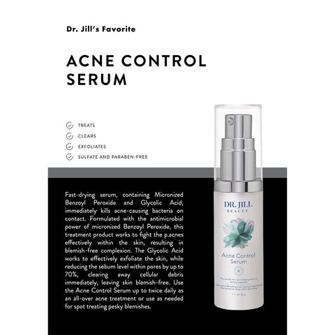 Dr. Jill Beauty - Acne Control Serum 1 oz.