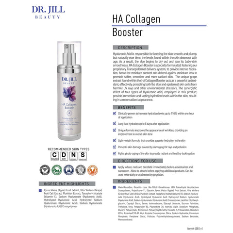 Dr. Jill Beauty - HA Collagen Booster 1.8 oz.