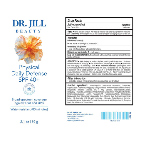 Dr. Jill Beauty – Physical Daily Defense SPF 40+