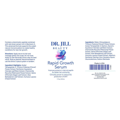 Dr. Jill Beauty - Rapid Growth Serum 1 fl oz