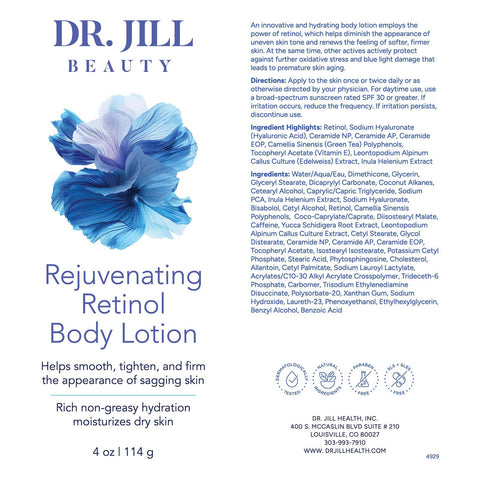 Dr. Jill Beauty – Rejuvenating Retinol Body Lotion