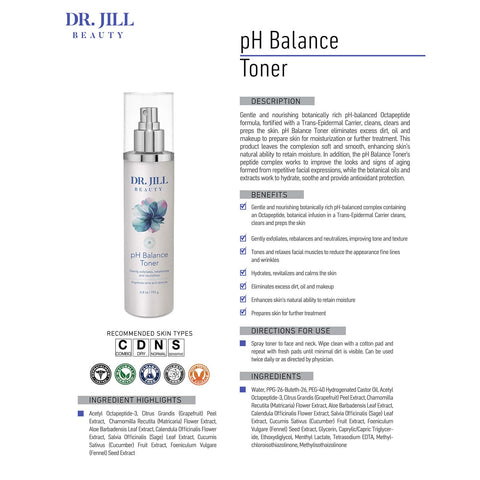 Dr. Jill Beauty - pH Balance Toner 6.8 oz.