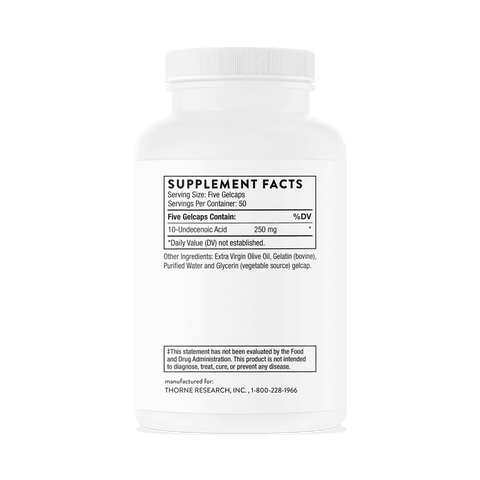 Undecylenic Acid (Formula SF722) 250 caps