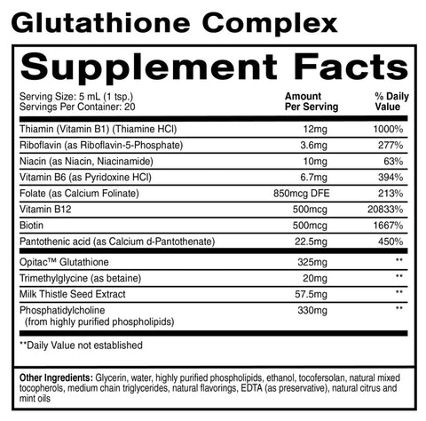 Quicksilver - Glutathione Complex Liposomal 100mL