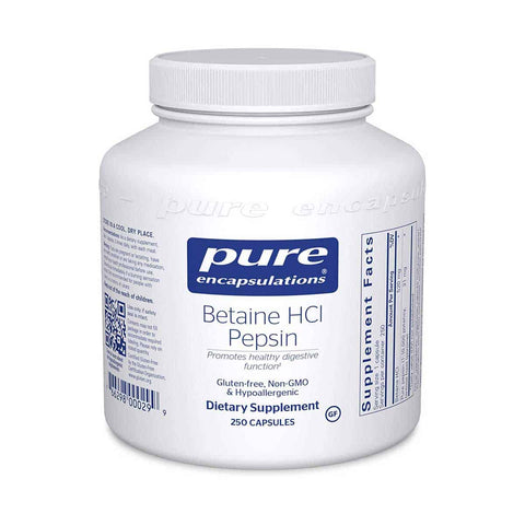Betaine HCL Pepsin 250 Caps