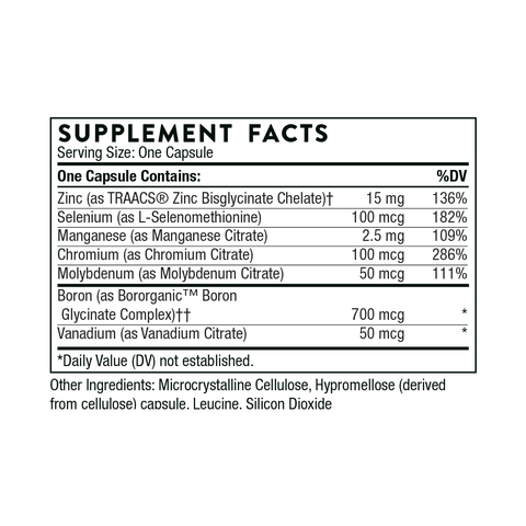 Trace Minerals 90 caps