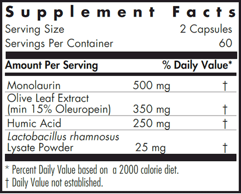 Humic-Monolaurin Complex 120 caps