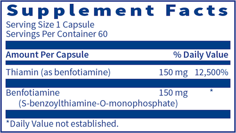 Benfotiamine 60 caps