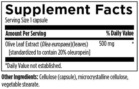 Dr. Jill Health® - Olive Leaf 500 90 caps