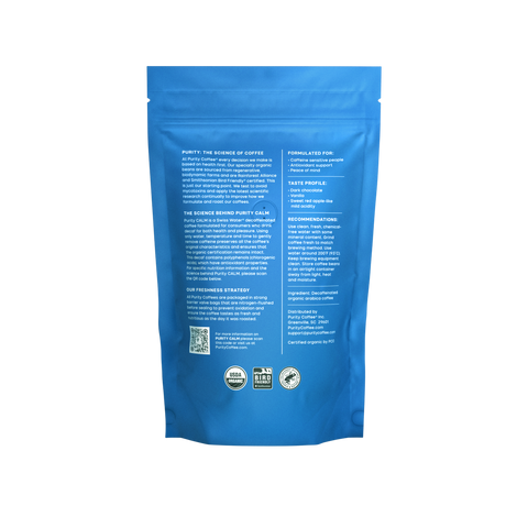 Purity Decaffeinated Whole Bean Coffee 12 oz