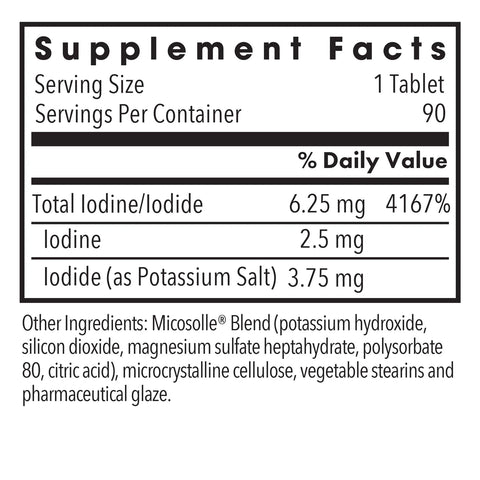 Allergy Research Group - Iodoral 6.25mg 90 tabs