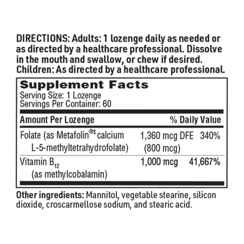 SFI - Active B12-Folate 60 tabs