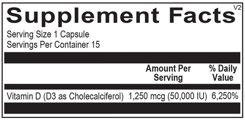 Orthomolecular - Vitamin D3 50,000 IU