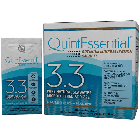Original Quinton® Hypertonic or QuintEssential® 3.3 30, 10mL sachets