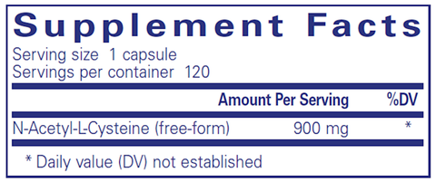 NAC 900mg 120 caps