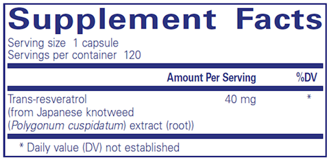 Resveratrol 120 caps