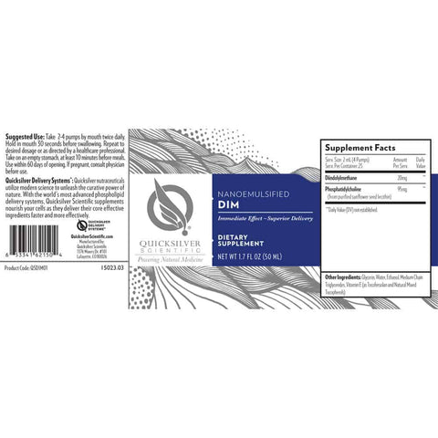 DIM Nanoemulsified 1.7 oz
