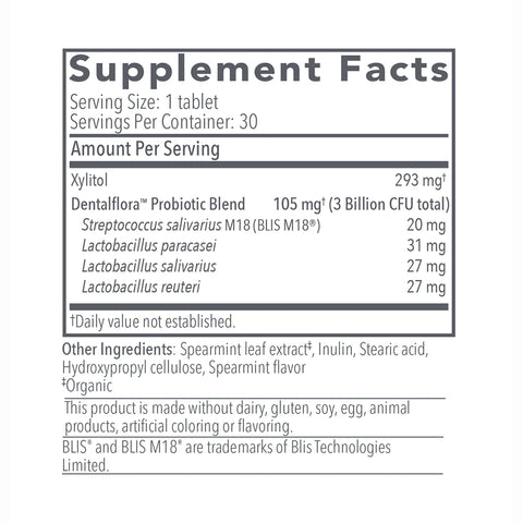Biocidin - DentalFlora 30 mint tabs