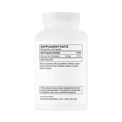 Zinc Picolinate 30mg 180 caps