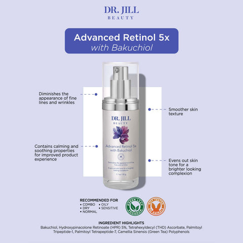 Dr. Jill Beauty – Advanced Retinol 5x with Bakuchiol