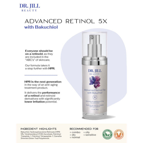 Dr. Jill Beauty – Advanced Retinol 5x with Bakuchiol