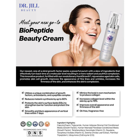 Dr. Jill Beauty - BioPeptide Beauty Cream 1.8oz