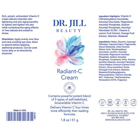 Dr. Jill Beauty - Radiant-C Cream 1.8 oz.