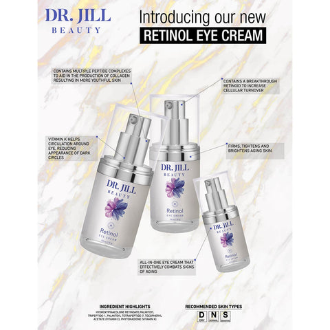 Dr. Jill Beauty - Retinol Eye Cream .53oz
