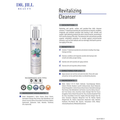 Dr. Jill Beauty - Revitalizing Cleanser 7.1 oz