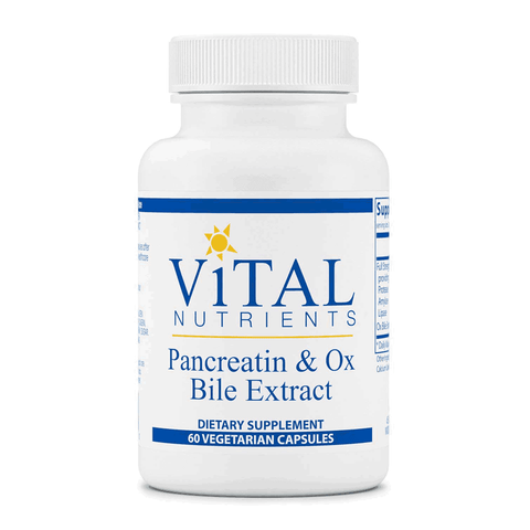Pancreatin & Ox Bile Extract 60 caps
