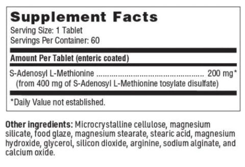 SAMe 200 60 tabs