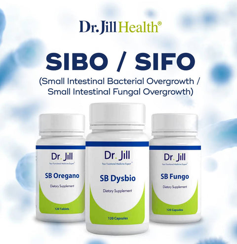 Dr. Jill Health® - SIBO / SIFO Trio Bundle (Small Intestinal Bacterial Overgrowth / Small Intestinal Fungal Overgrowth)