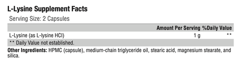 Dr. Jill Health® - Lysine 1000 90 caps