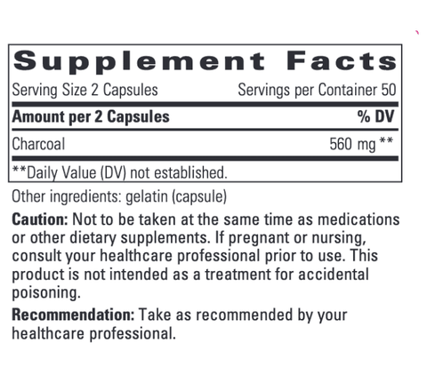 Activated Charcoal 100 caps