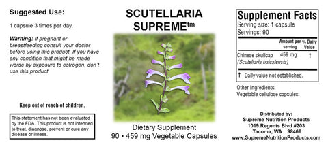 Supreme Nutrition - Scutellaria Supreme 90 caps