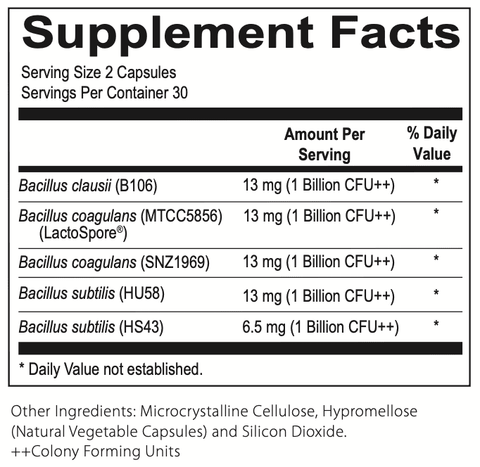 Dr. Jill Health® - Spore Probiotic Complete 60 caps