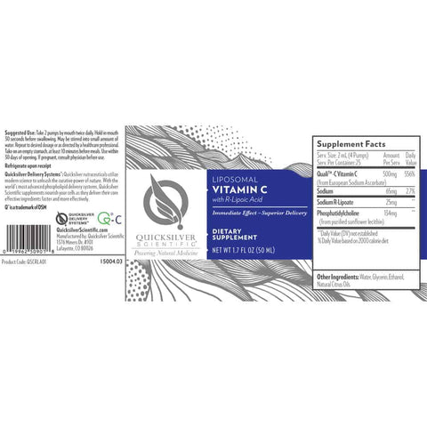 Vitamin C with R-Lipoic Acid Liposomal 1.7 oz
