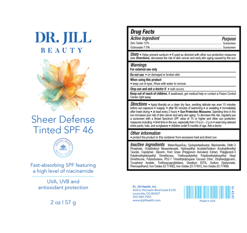 Dr. Jill Beauty - Sheer Defense Tinted SPF 46 1.7 oz