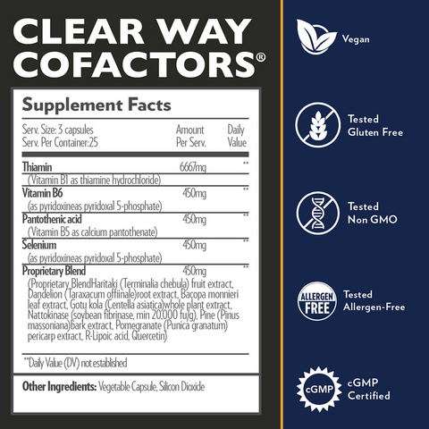 Quicksilver - Clear Way Cofactors 75 caps