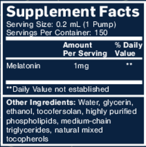 Quicksilver - Melatonin 1mg 1fl oz