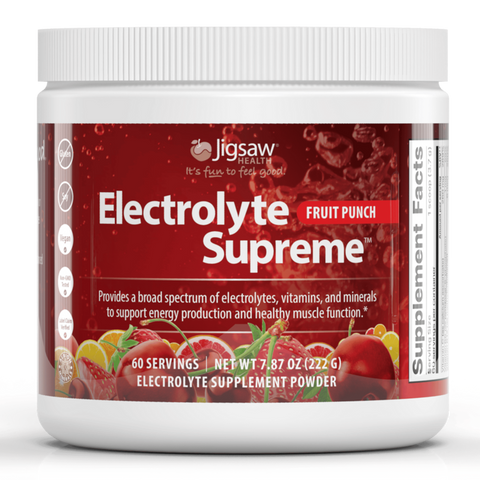 Electrolyte Supreme Fruit Punch Jar - 60 servings