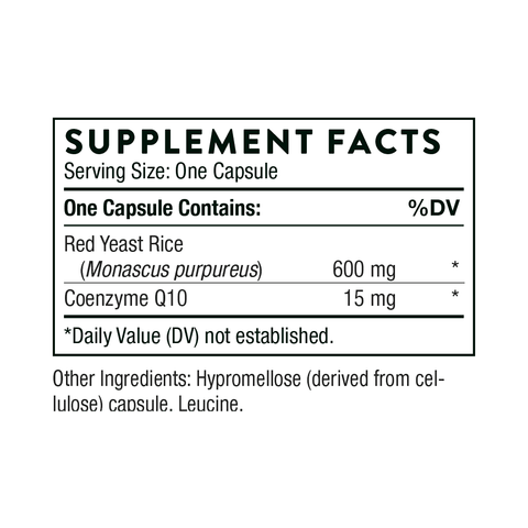 Red Yeast Rice + CoQ10 120 caps